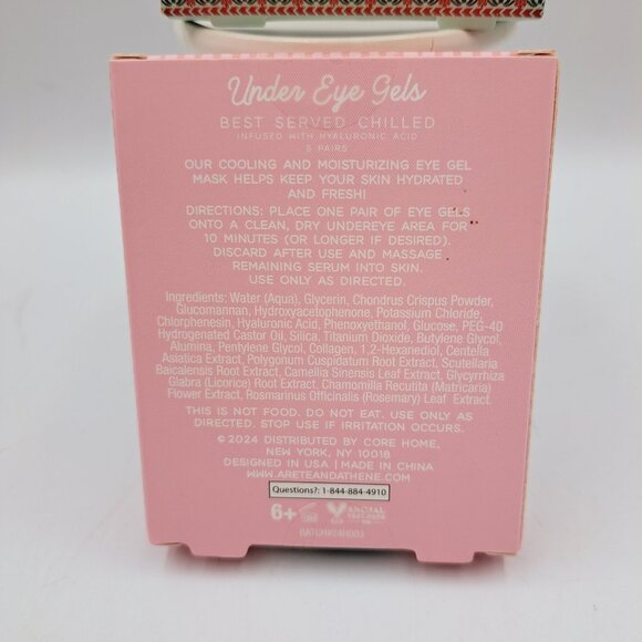 Holiday Under Eye Gel Chilled Masks 10 Pairs In Christmas Stocking Stuffer Gifts - Picture 3 of 6